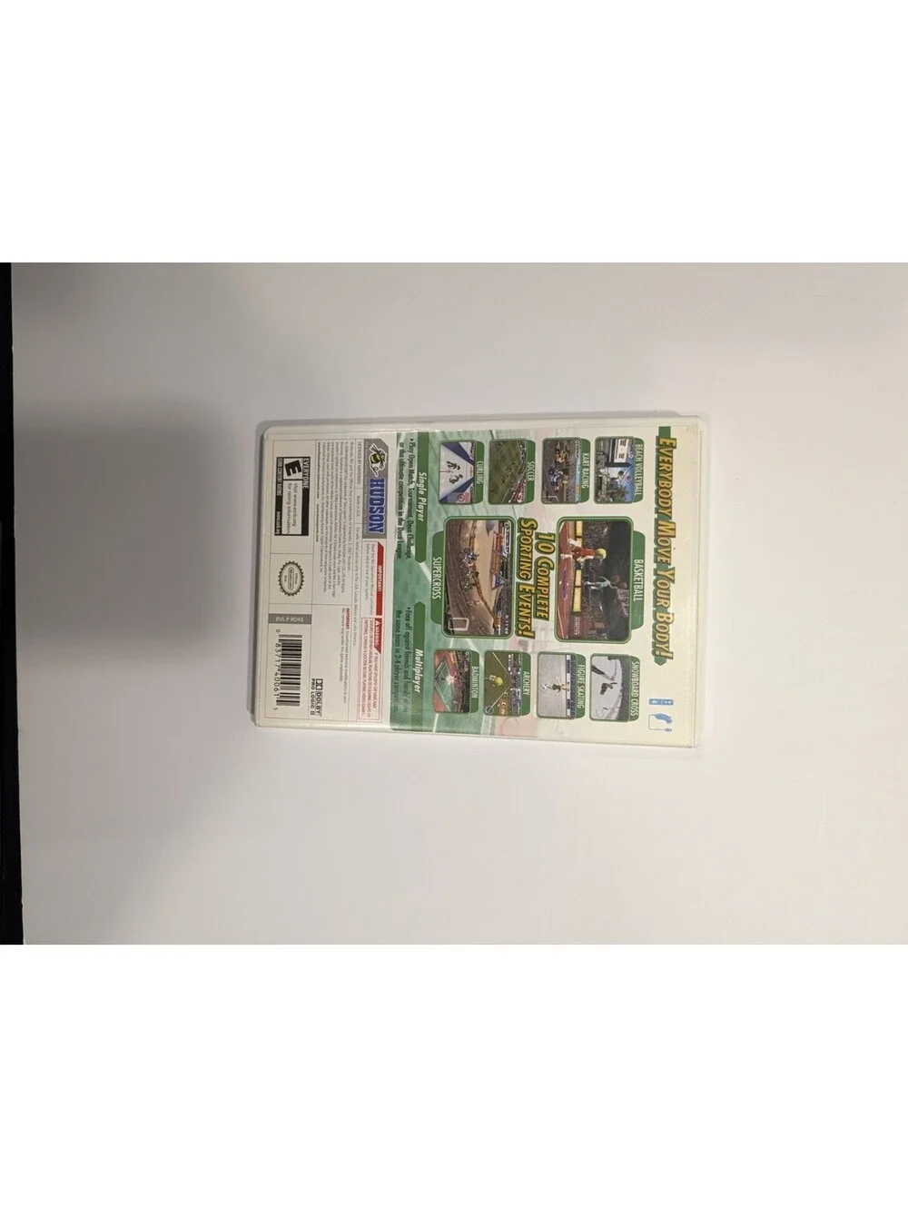 Hudson Deca Sports (Nintendo Wii) Sports Game Complete w/ Case, Manual, Disc E